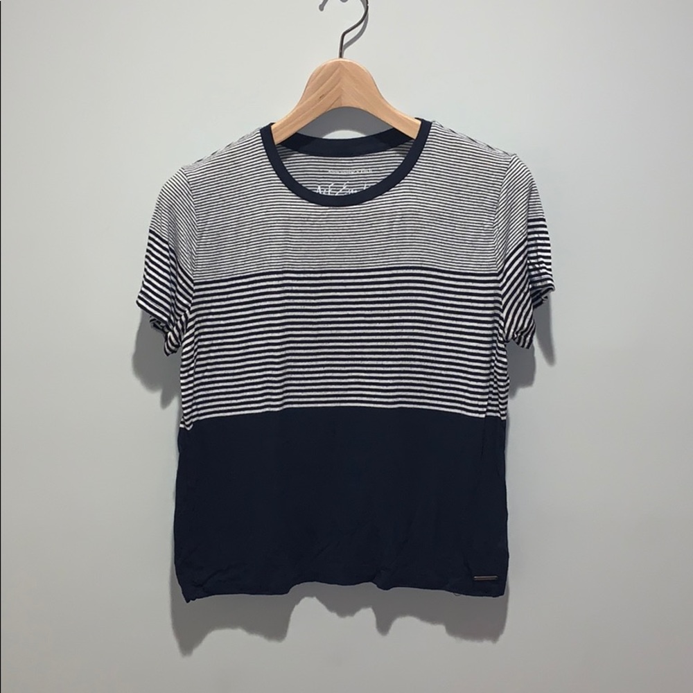 Striped Navy American Eagle Shirt